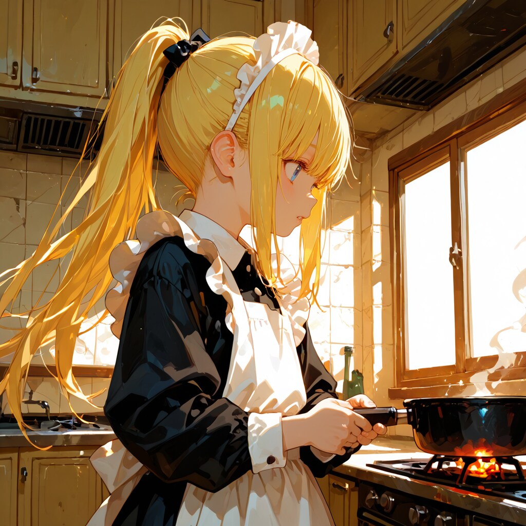 ちびメイドさん　宿敵バトル | の人気AIイラスト・グラビア