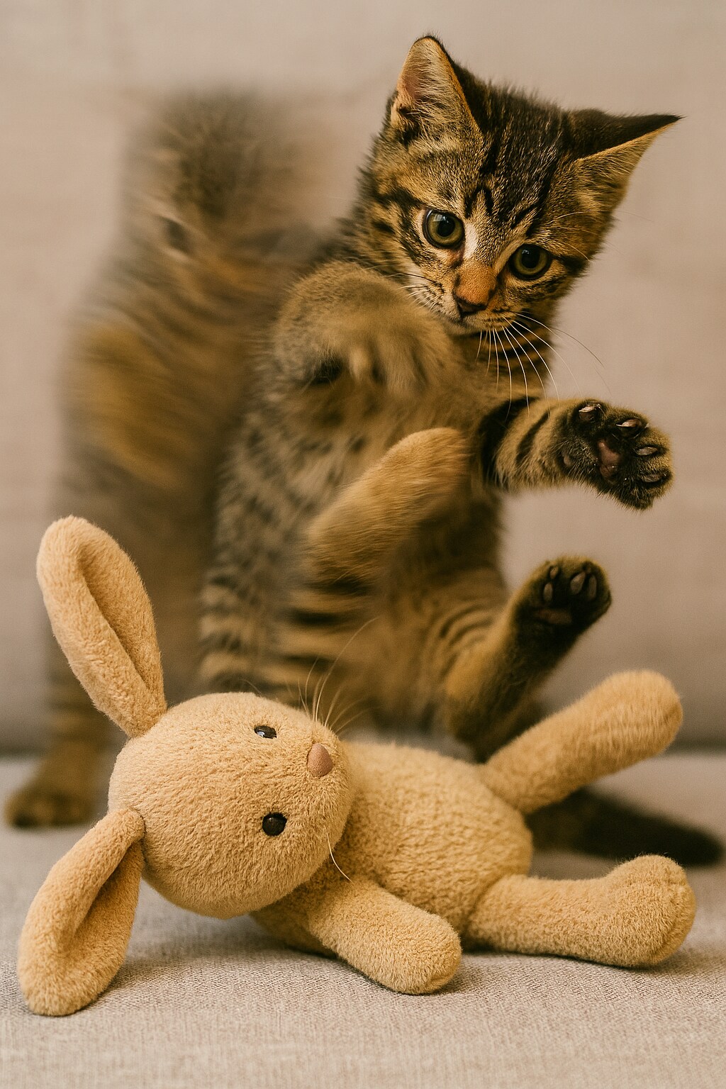 残像を残しながら攻撃をするねこ様