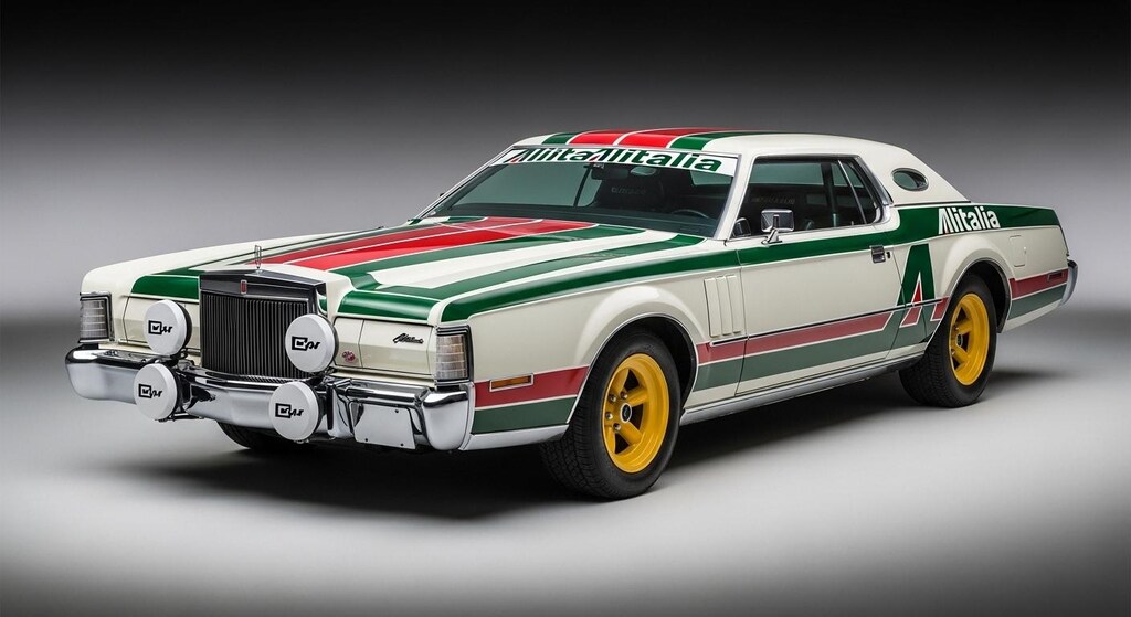 アリタリアリンカーンコンチネンタルマーク4ラリーカー