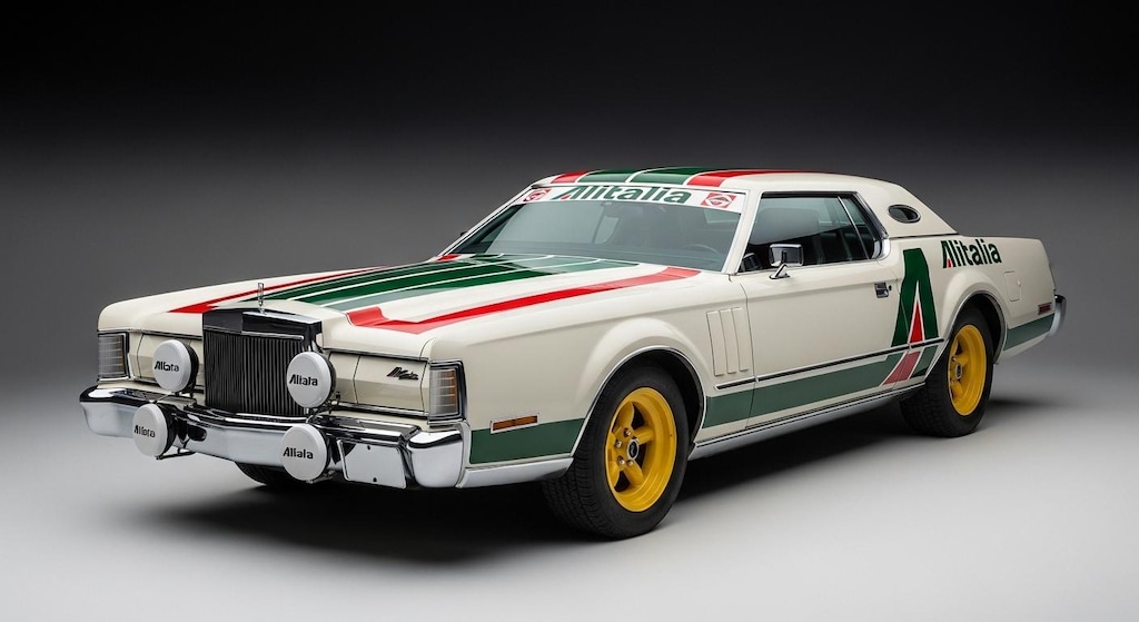 アリタリアリンカーンコンチネンタルマーク4ラリーカー