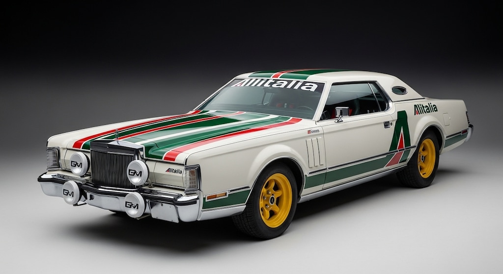 アリタリアリンカーンコンチネンタルマーク4ラリーカー