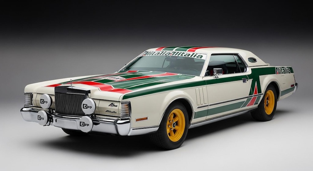 アリタリアリンカーンコンチネンタルマーク4ラリーカー