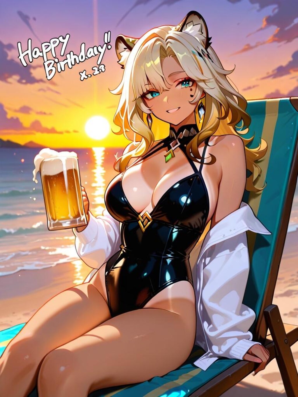 シロネン生誕祭(ビーチ❤️)