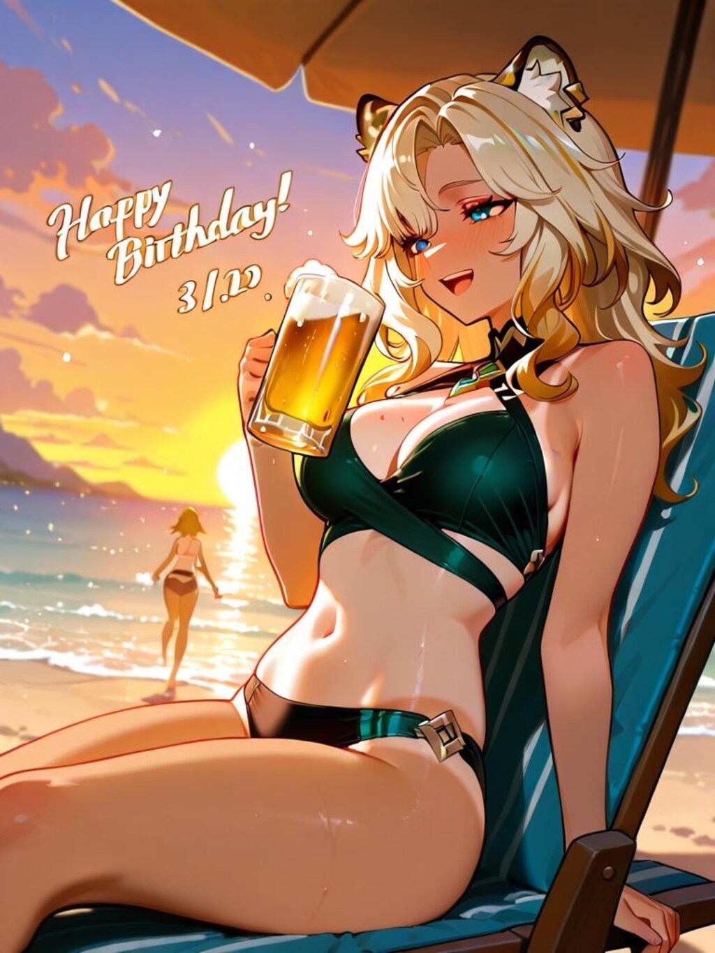 シロネン生誕祭(ビーチ❤️)