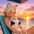 シロネン生誕祭(ビーチ❤️) 8枚目