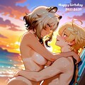 シロネン生誕祭(ビーチ❤️) 12枚目
