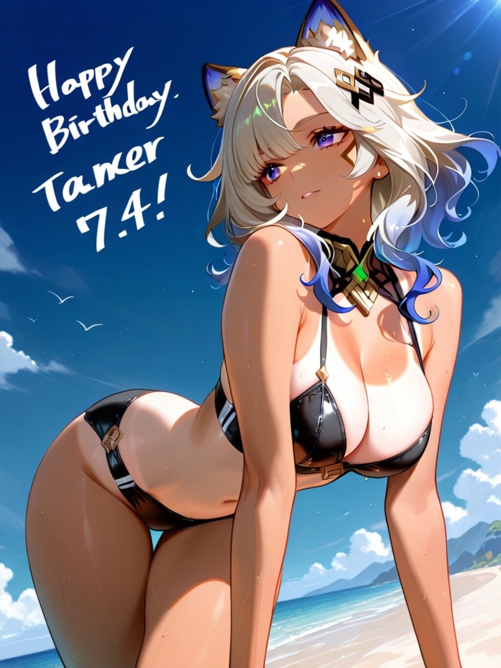 シロネン生誕祭(ビーチ❤️)