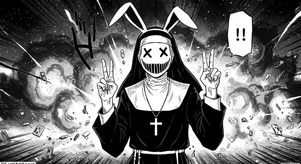 小説『敵対兎はバクサツナウ😊！』【ニャンノ世界】