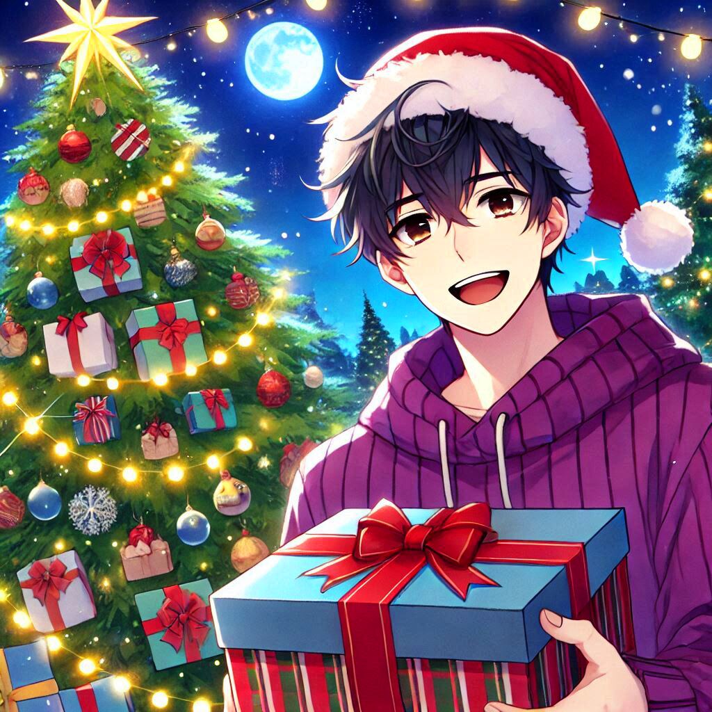 クリスマスプレゼントと、黒髪短髪少年★その1(10枚)