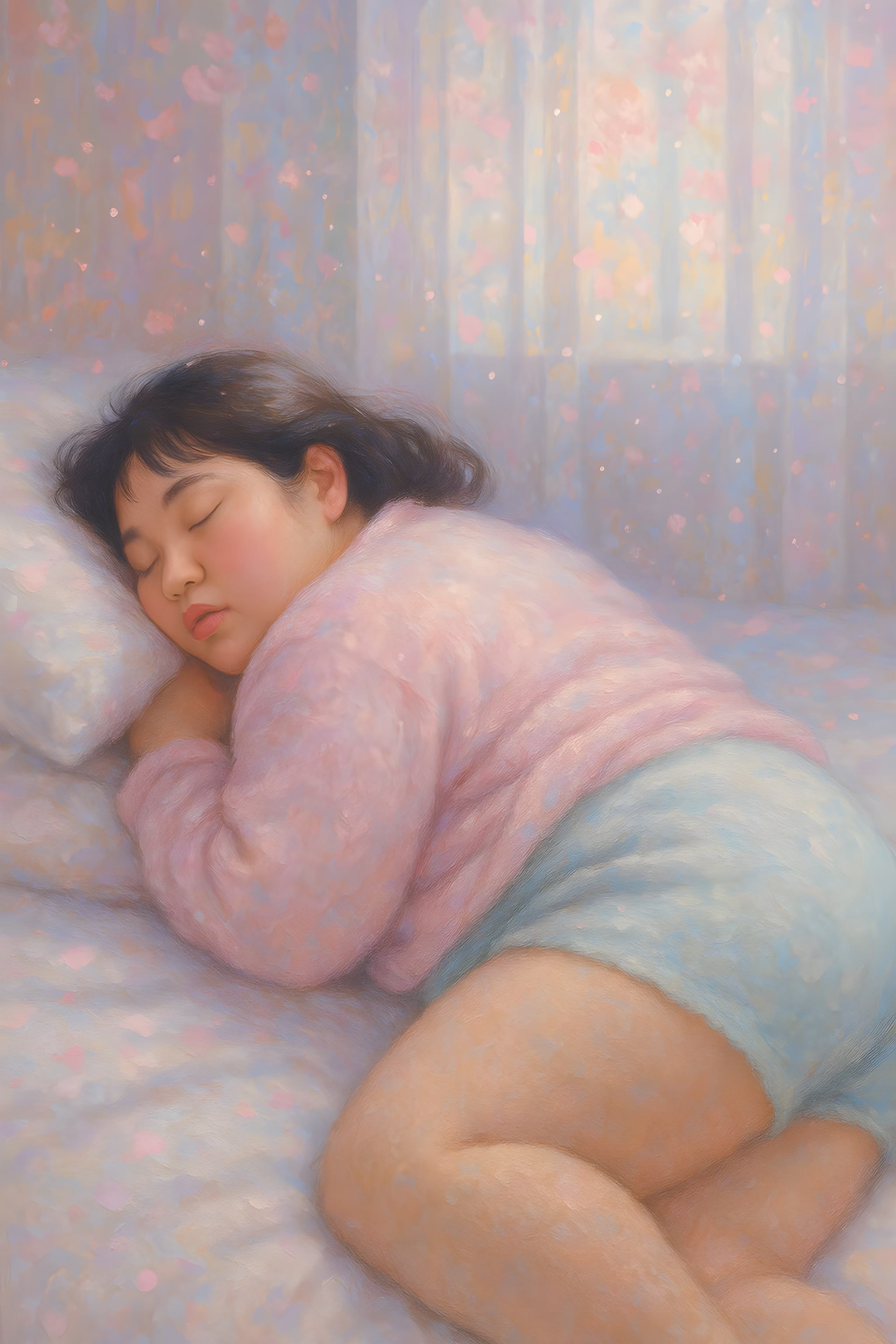 春眠 | の人気AIイラスト・グラビア