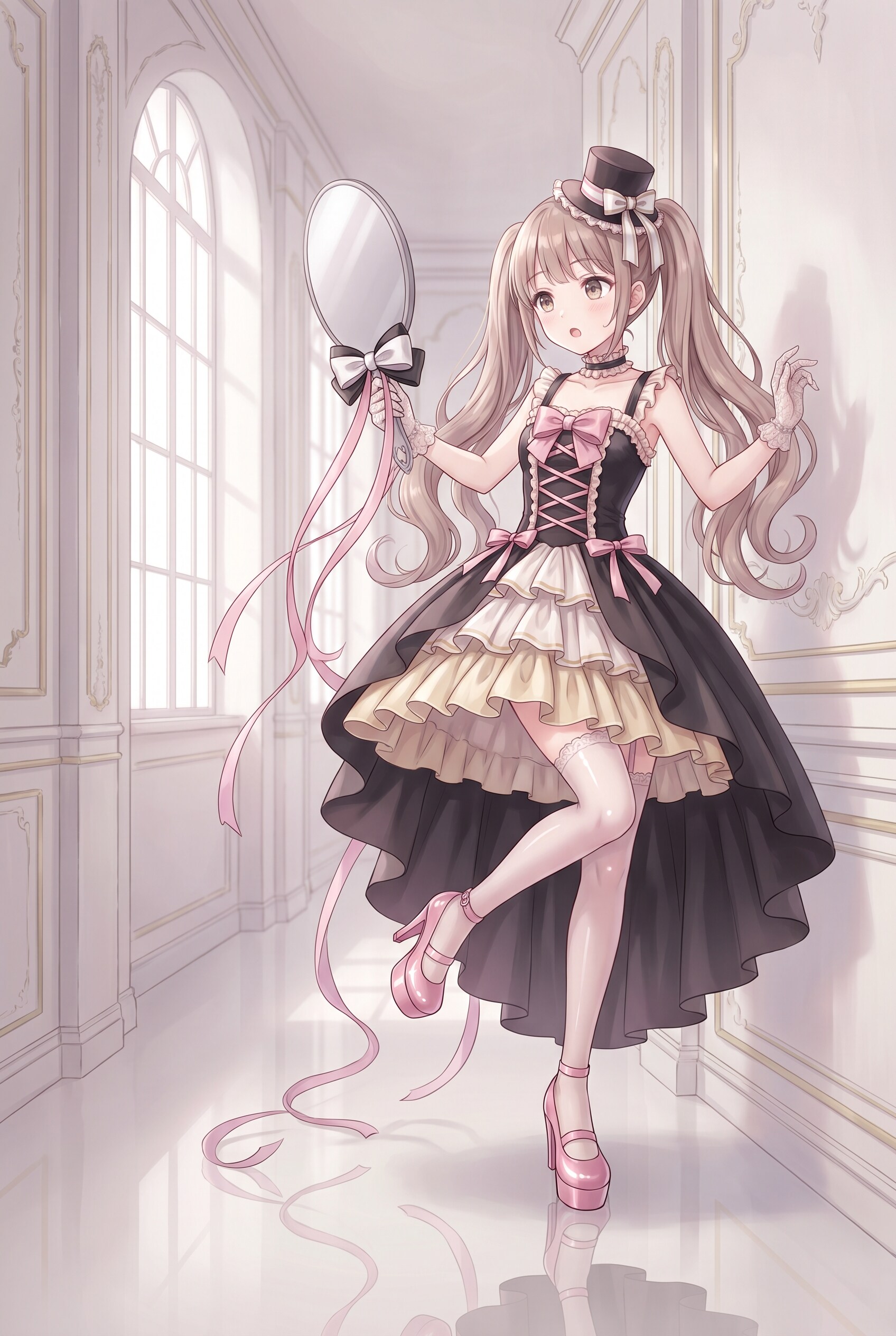 鏡彩絢爛乙女 | の人気AIイラスト・グラビア