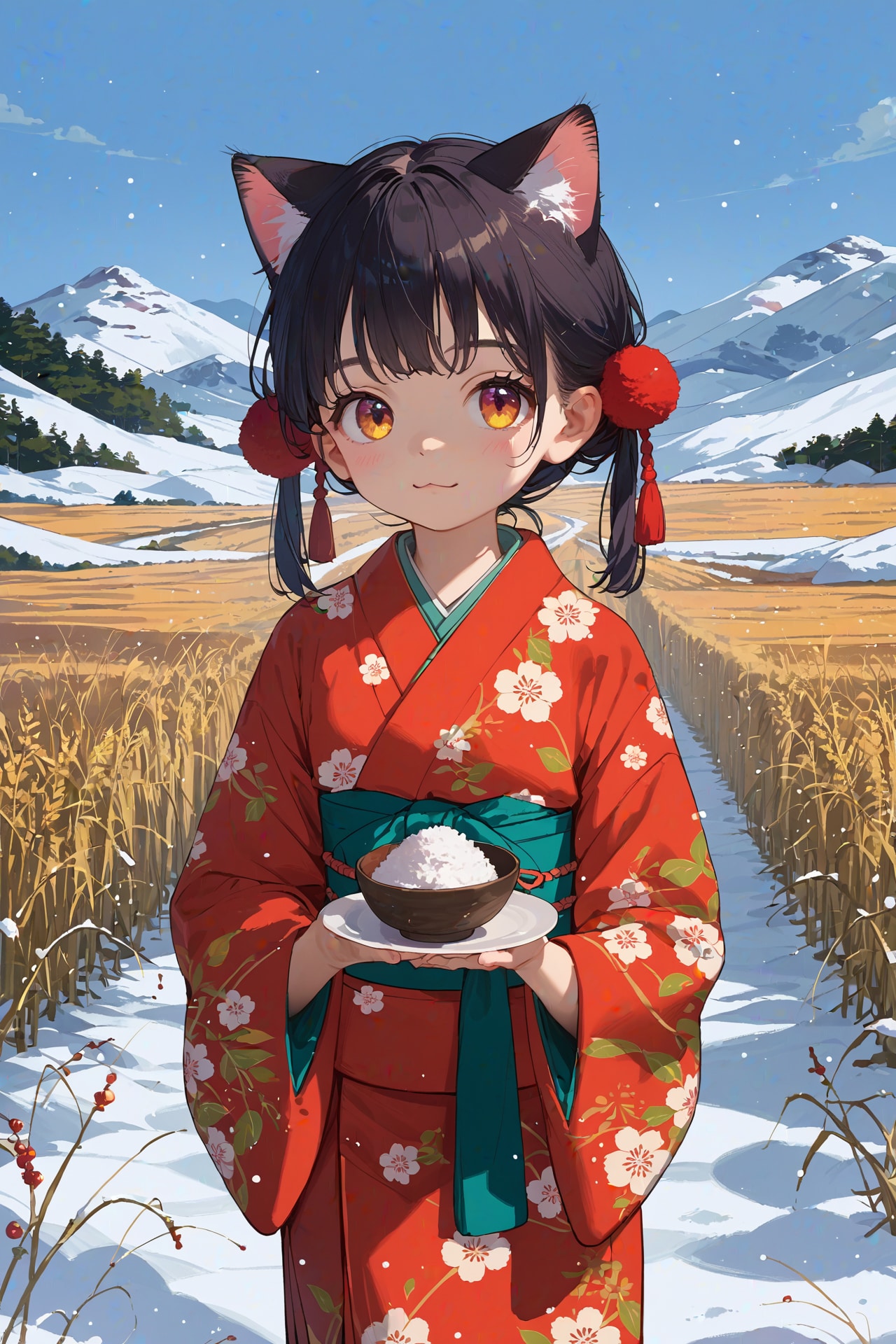 皆さん、お米を食べましょう。 | の人気AIイラスト・グラビア