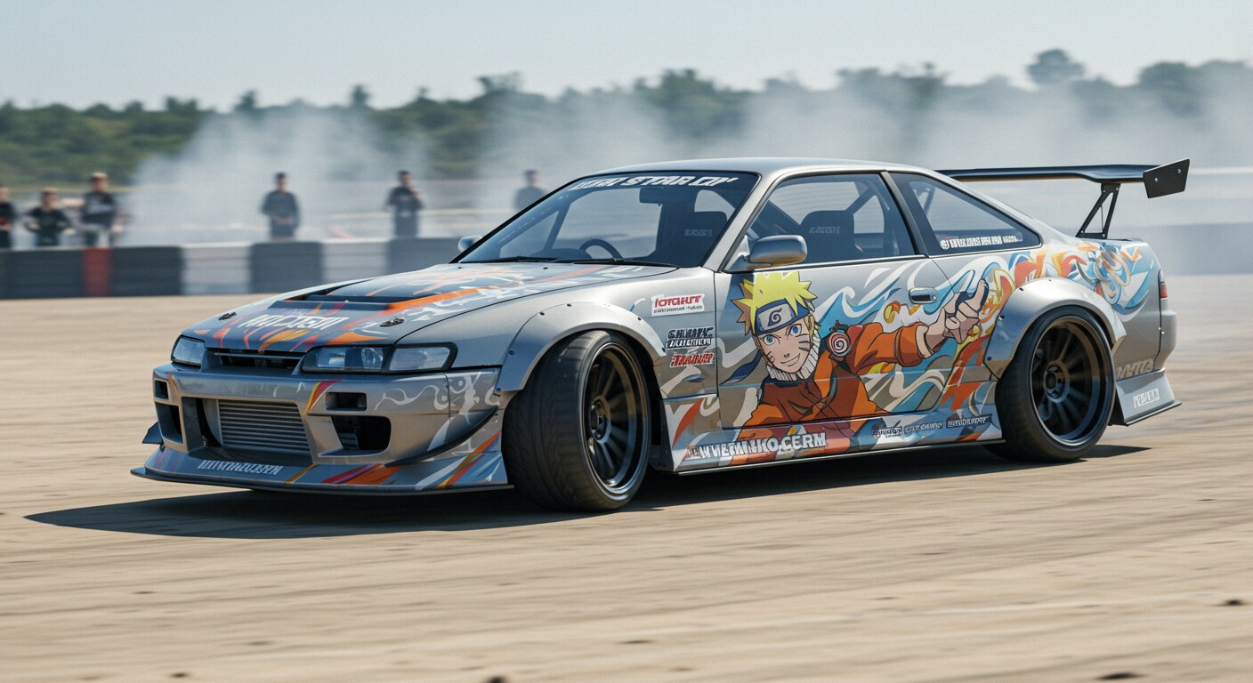 NARUTOシルビアのドリ車