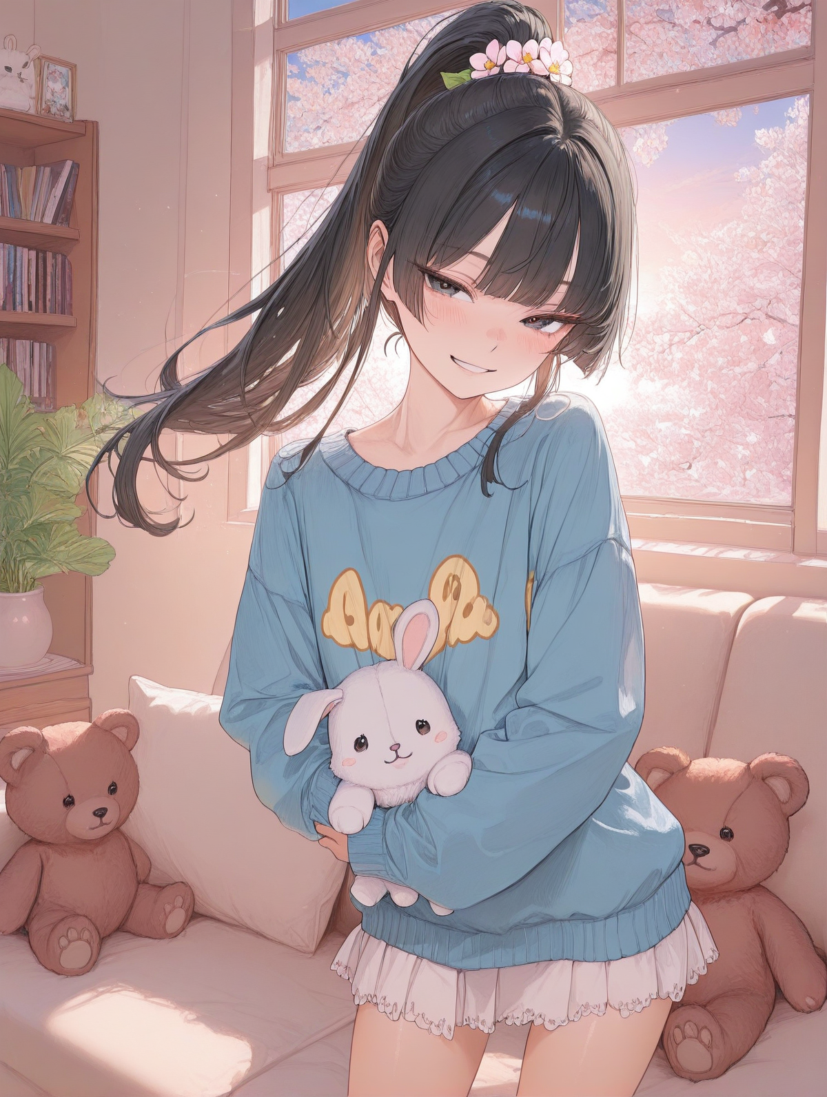 ポニテ美央 | の人気AIイラスト・グラビア