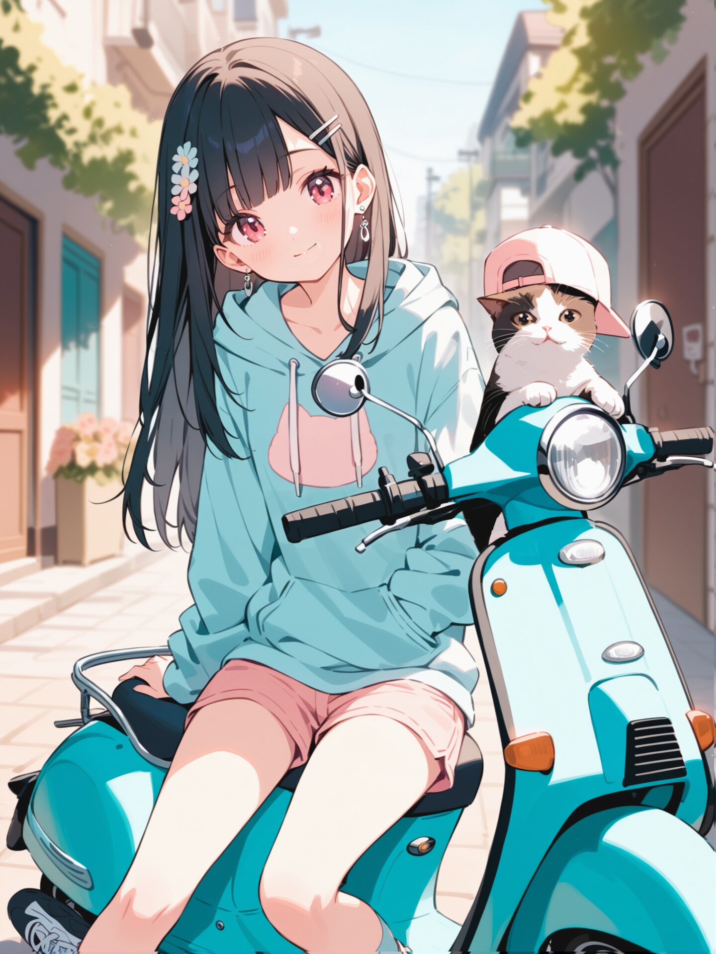 🛵🐱🧢