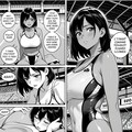 （謎漫画）競泳女子VS陸上女子！・・同じタイトルのR-18投稿品を健全ｗにしてモノクロAIお任せ漫画化しました。 2枚目