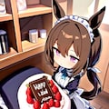お誕生日のアドマイヤベガ 3枚目