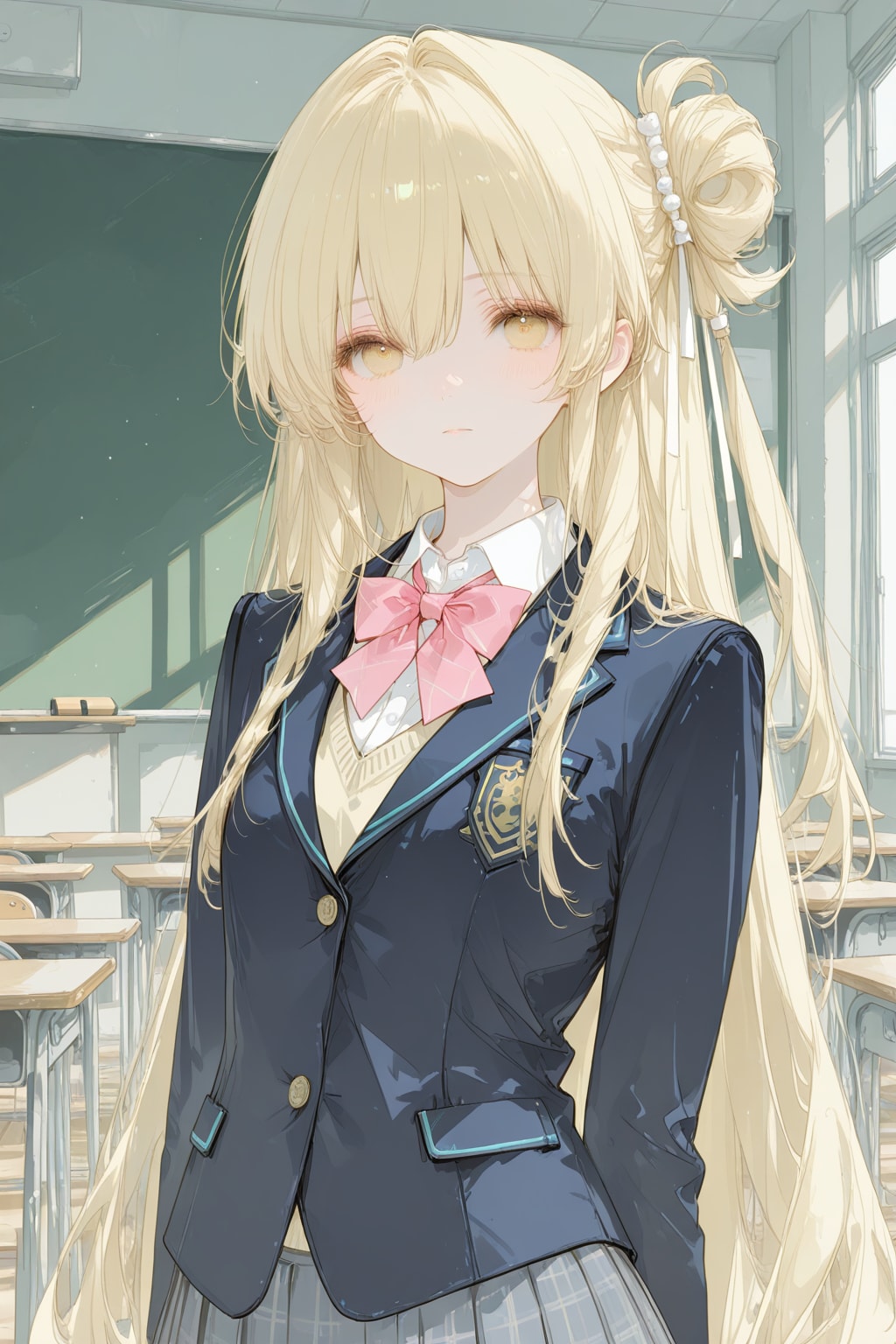 ブレザーの女の子