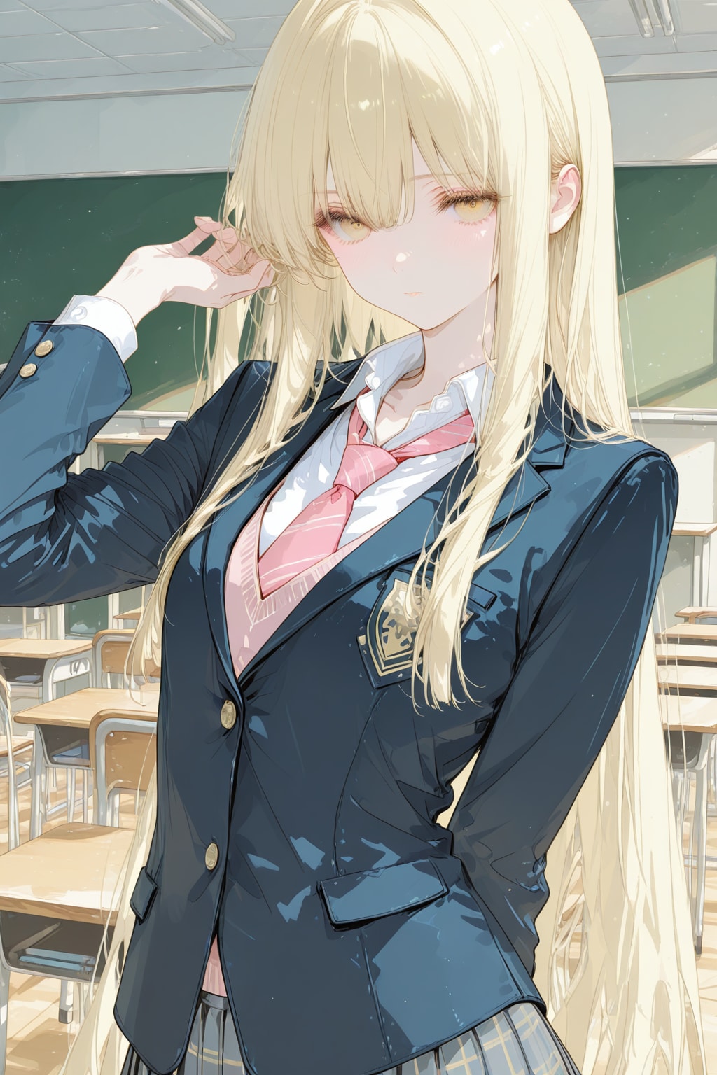 ブレザーの女の子