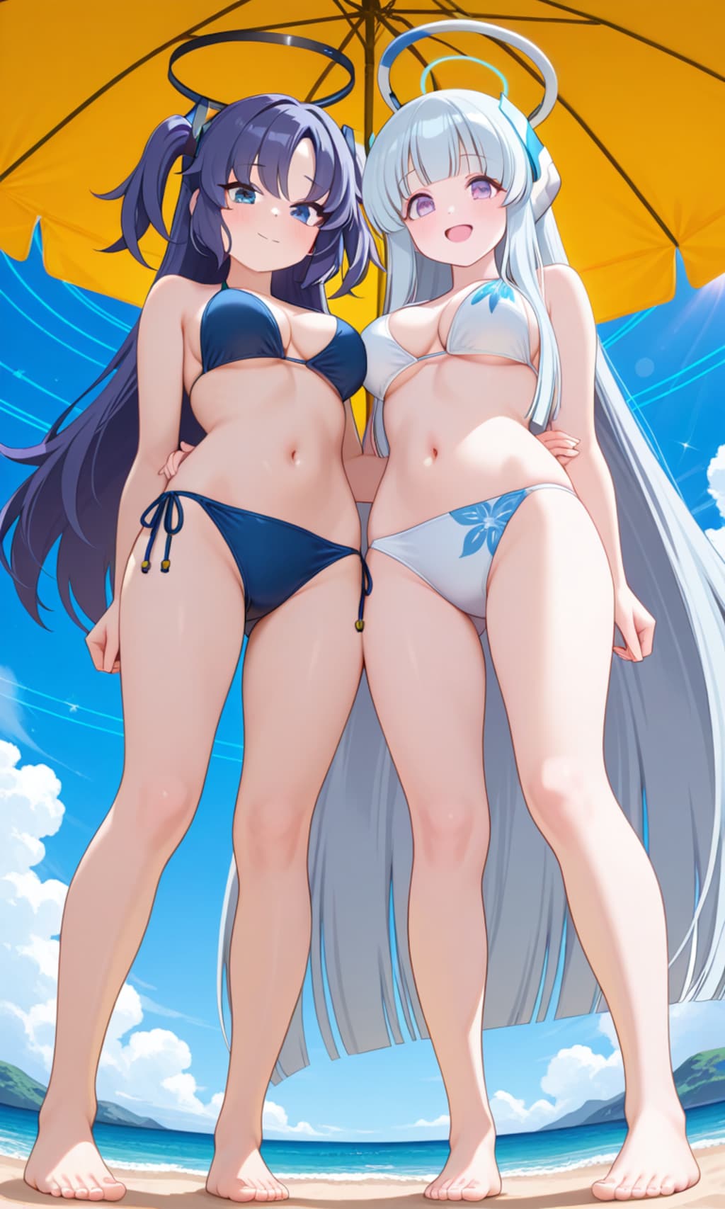ユウカとノア　ビキニ　画集没4