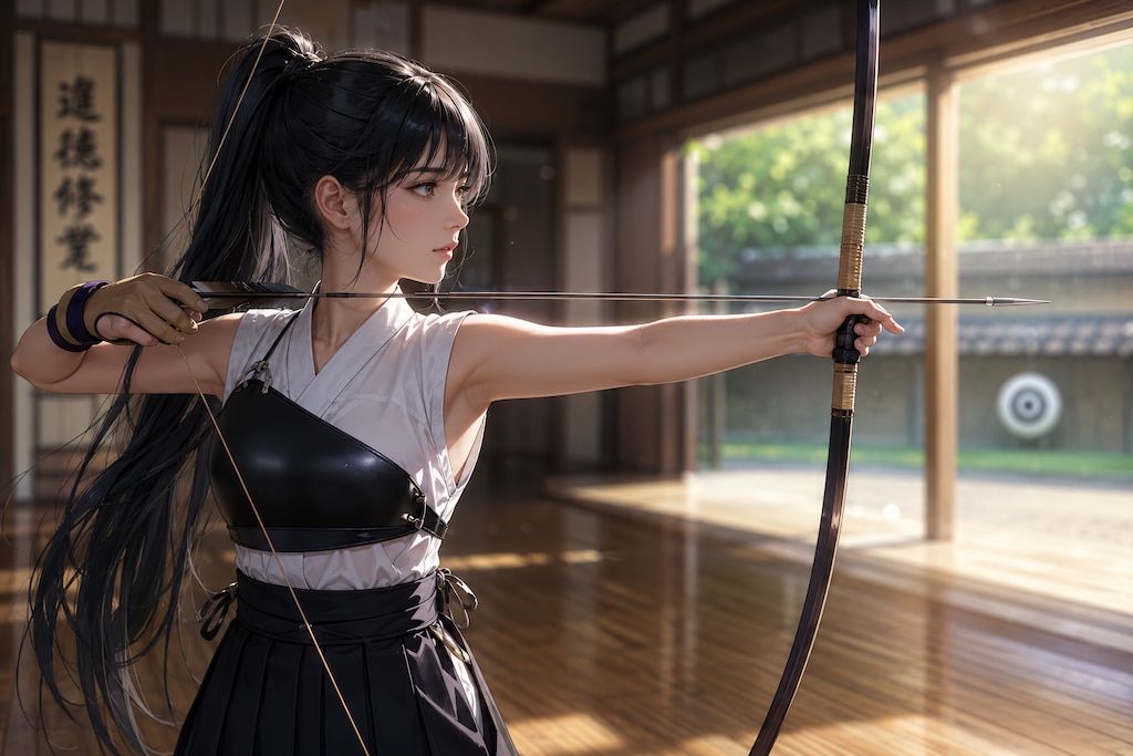 スリーブレス学園の弓道部