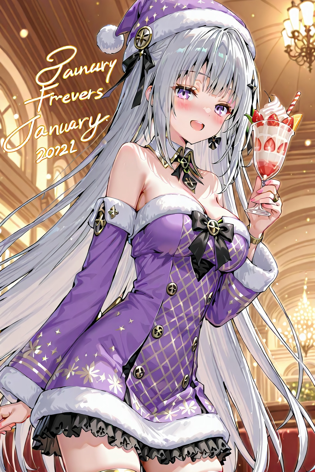 1月と言ったら、パフェパーティ！_20260130 | の人気AIイラスト・グラビア