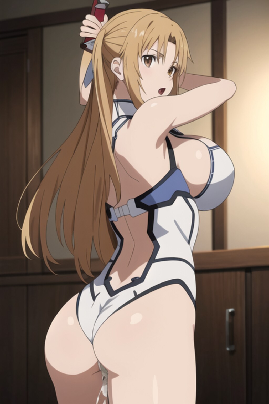 アスナの装備は軽装になりがち