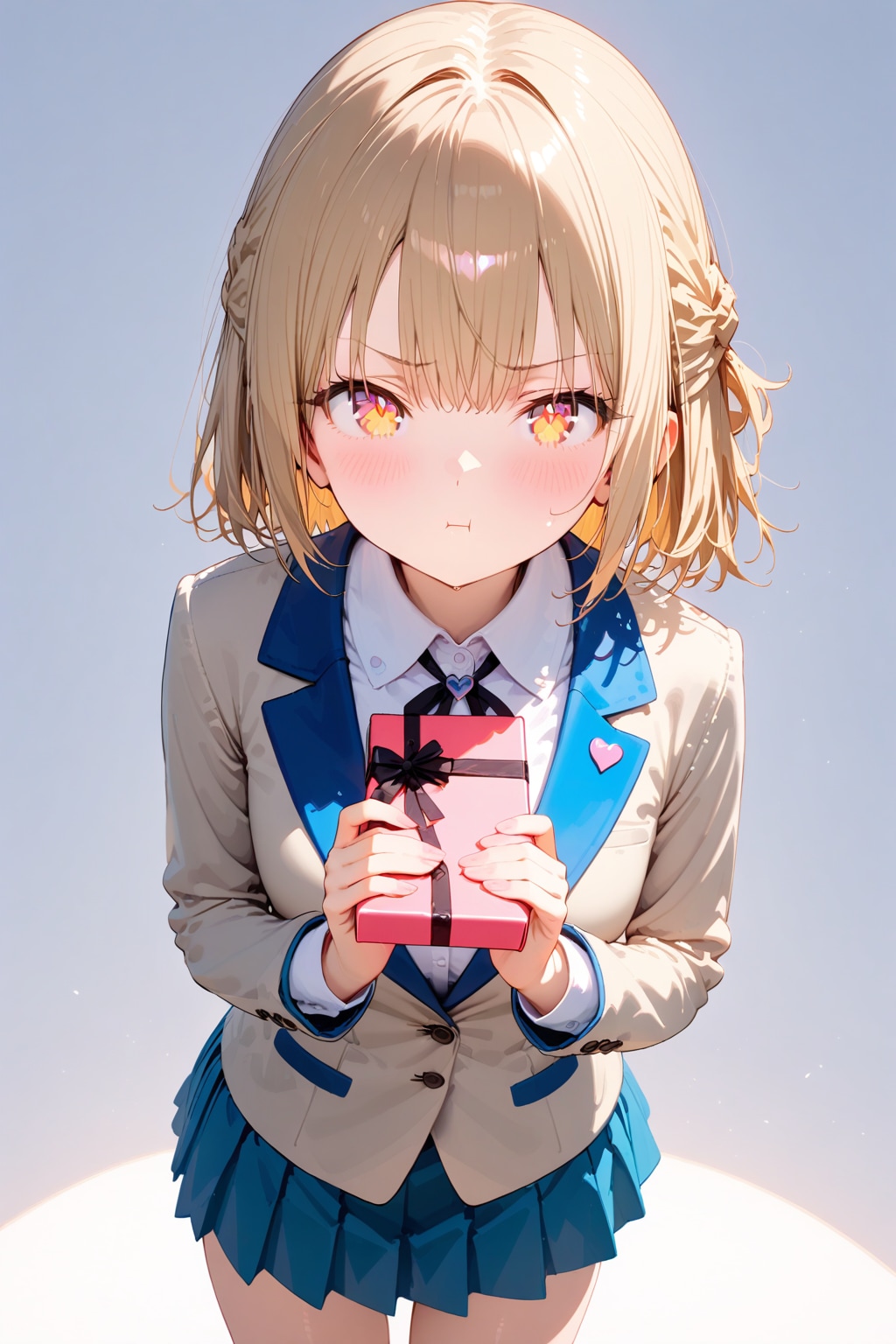 バレンタインデー（むすっ）