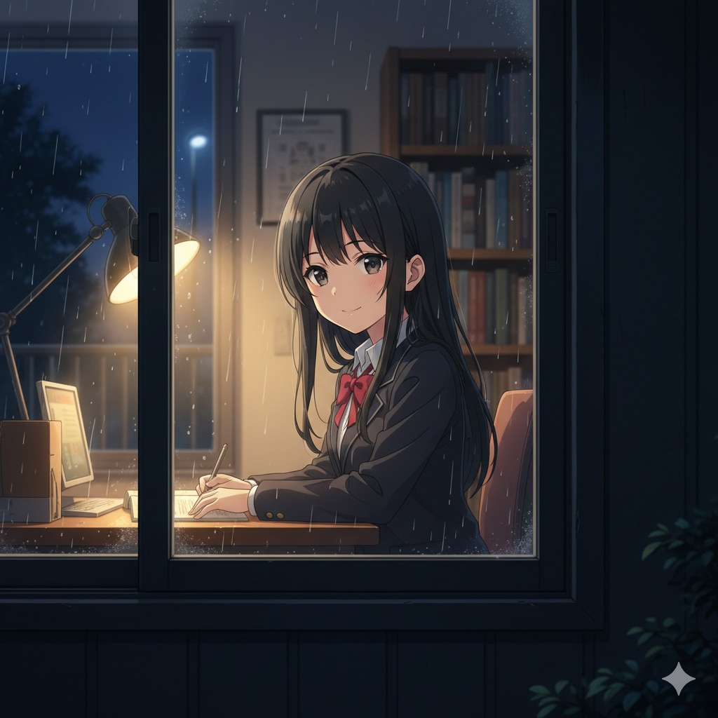 雨の夜