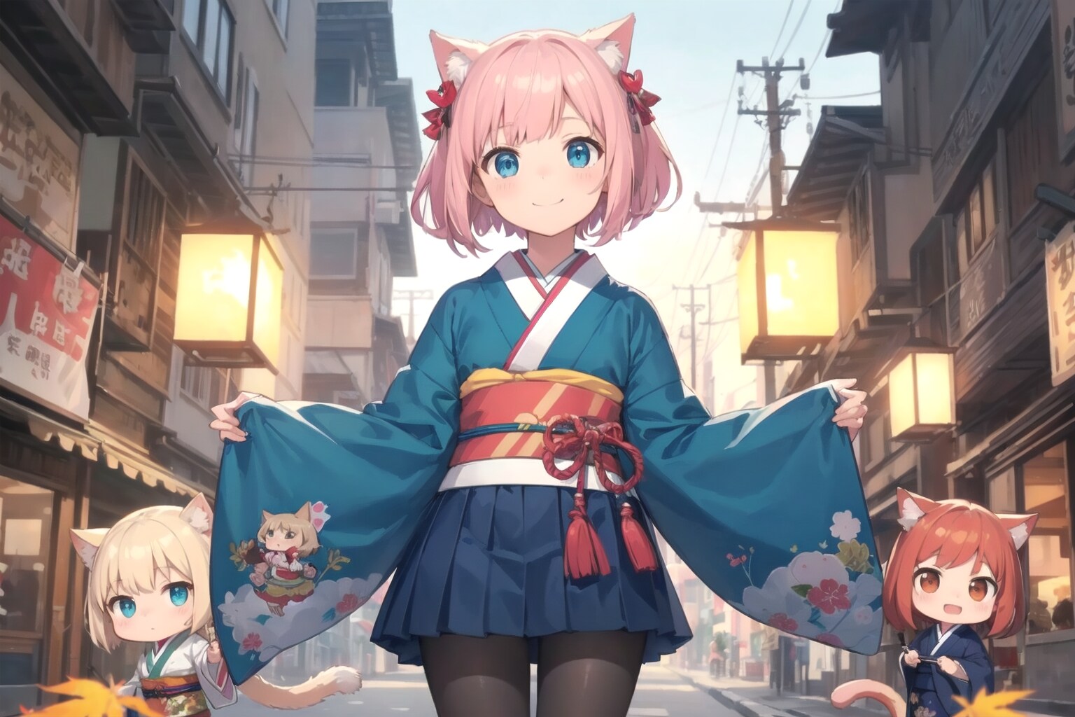 服の袖にも迎えに来てた。 | の人気AIイラスト・グラビア