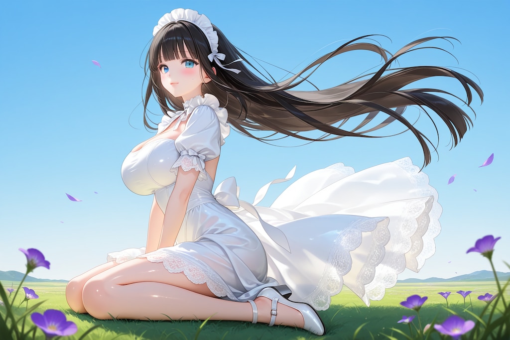 風が気持ちいいですね♡