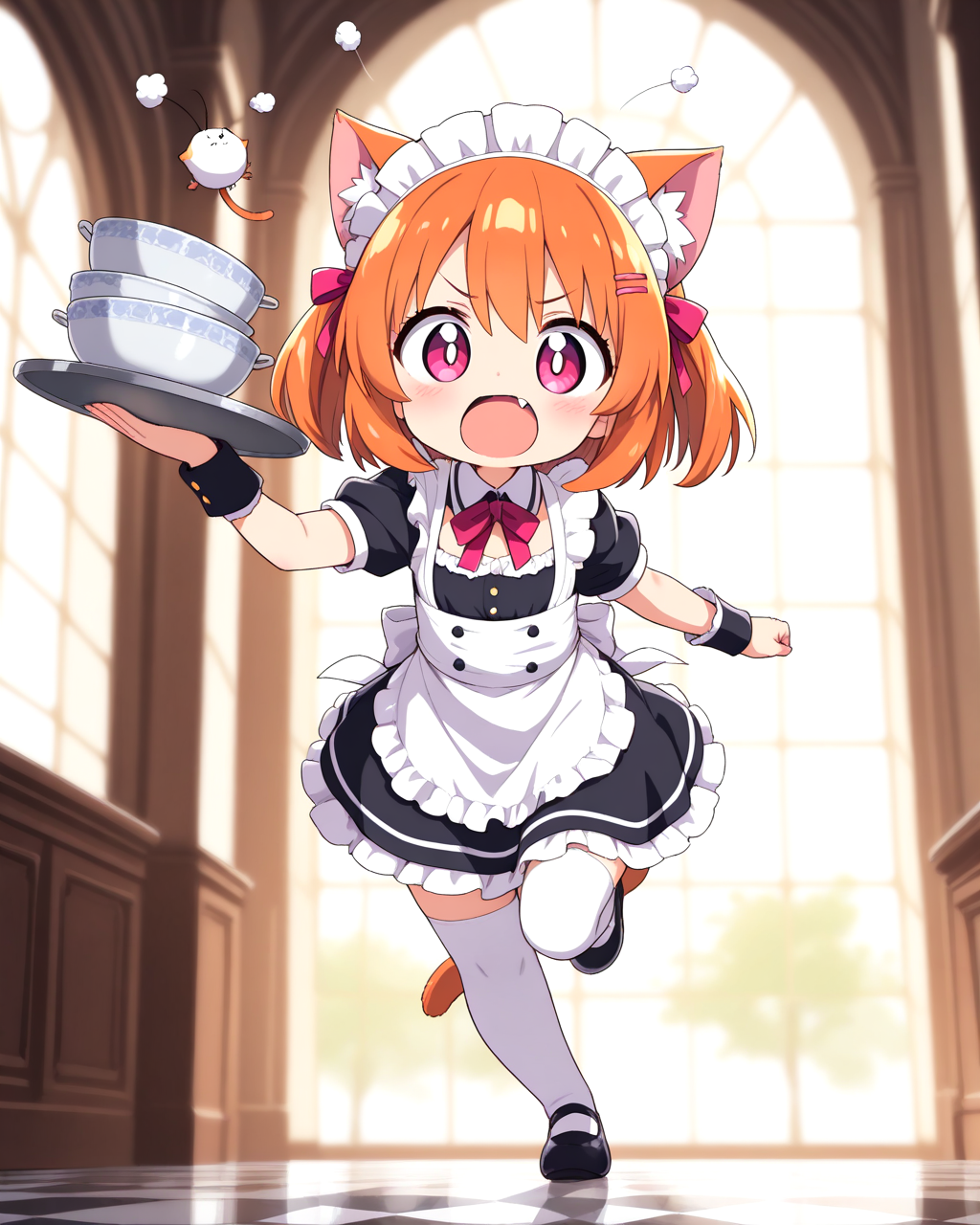 頑張るメイドさん！！