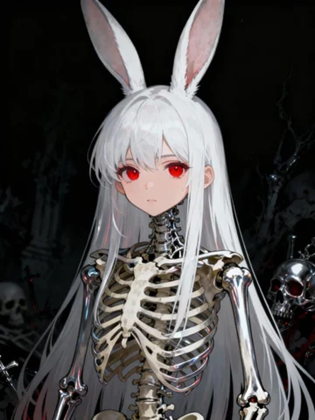 ホネホネ脱走ウサちゃん