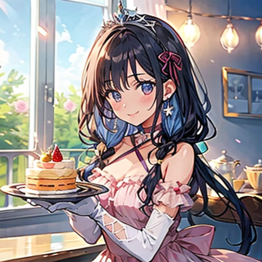 ちょうどケーキが焼けたよ💗