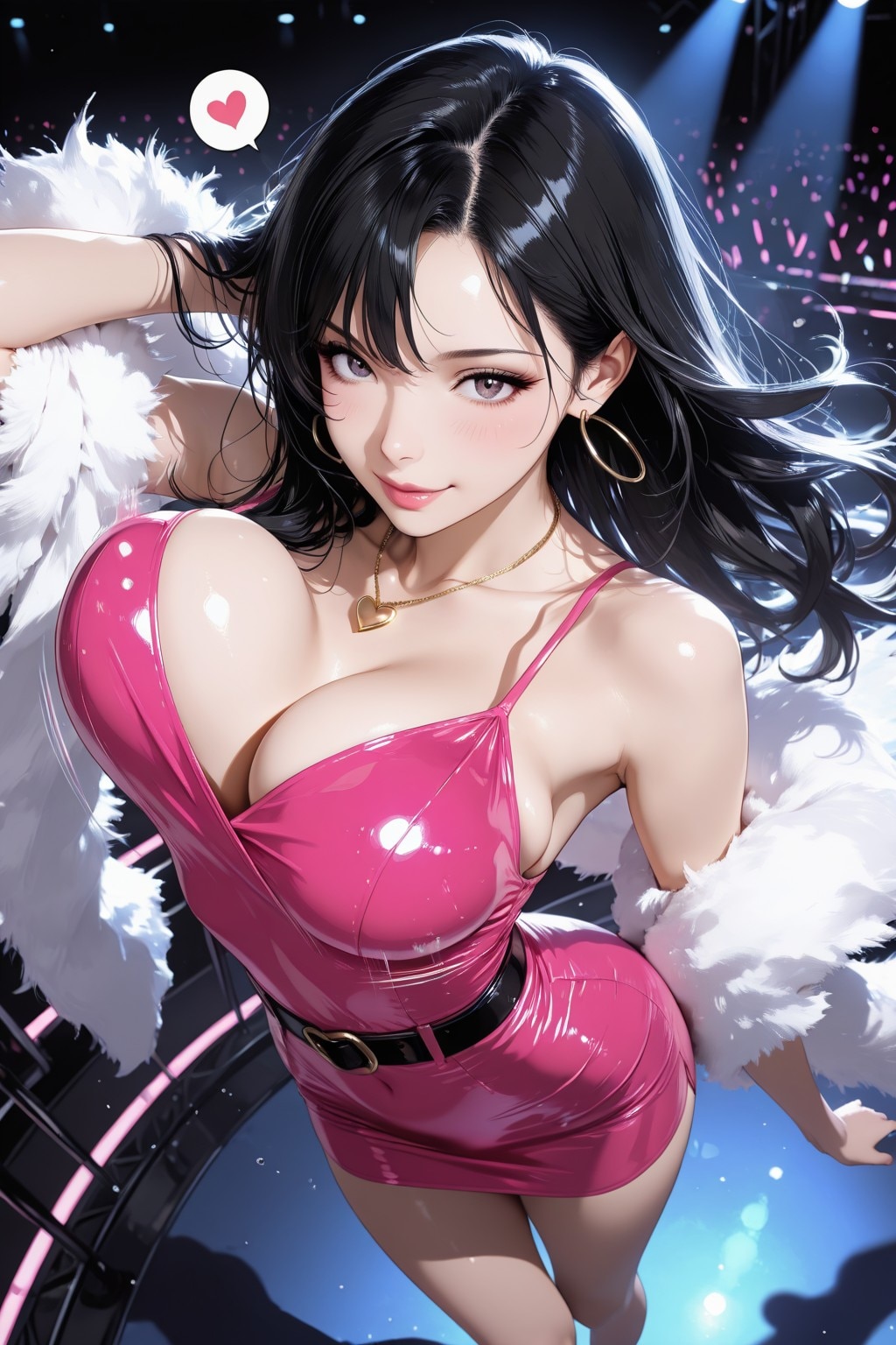 Beautiful Bodycon Girl「Ez Do Dance♪」（ボディコン美女「もっと私を見て。恥ずかしがってたさっきの私とは、もう違うんだから♪」）