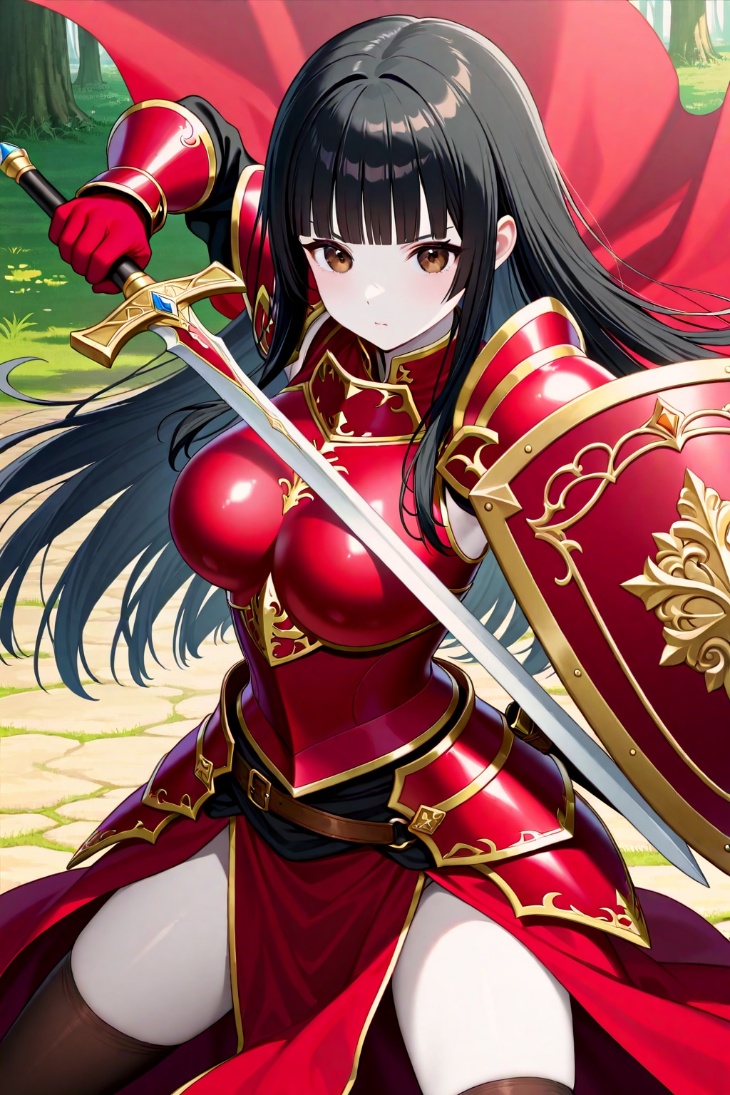 ちちぷいのJD騎士サキちゃん