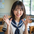 あざとい女子高生②　Flux.1 2枚目