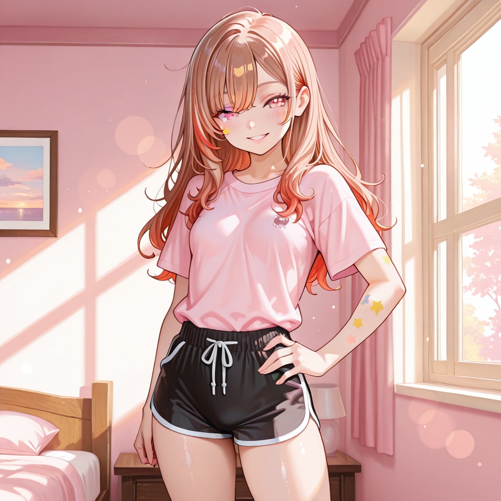 部屋着の少女 | の人気AIイラスト・グラビア