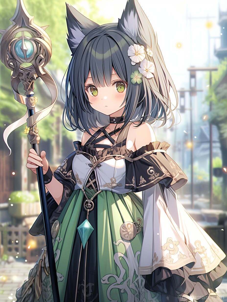 黒猫魔女