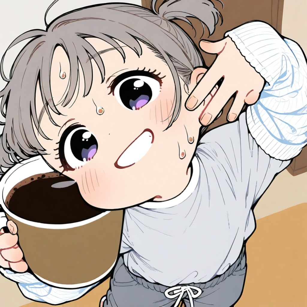 ラッパー風コーヒーガール