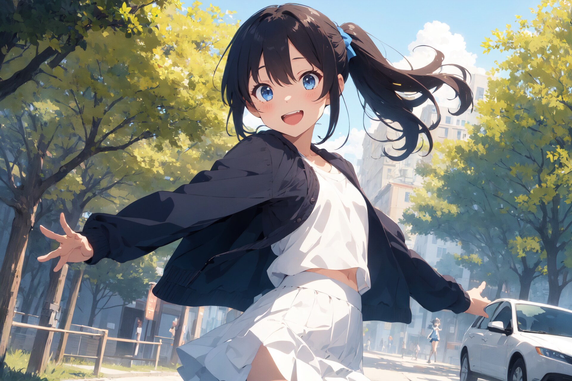 私服のポニ子