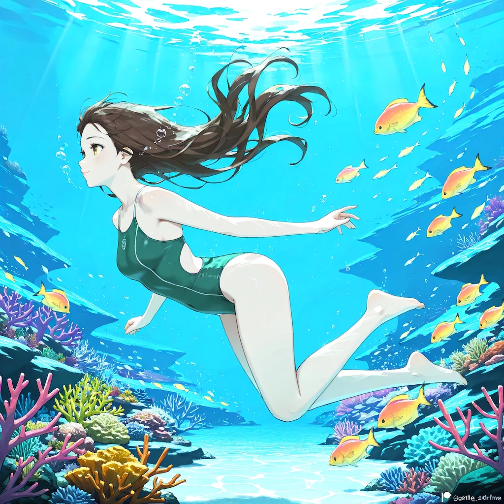 水中詰め合わせ 横から見た彼女編