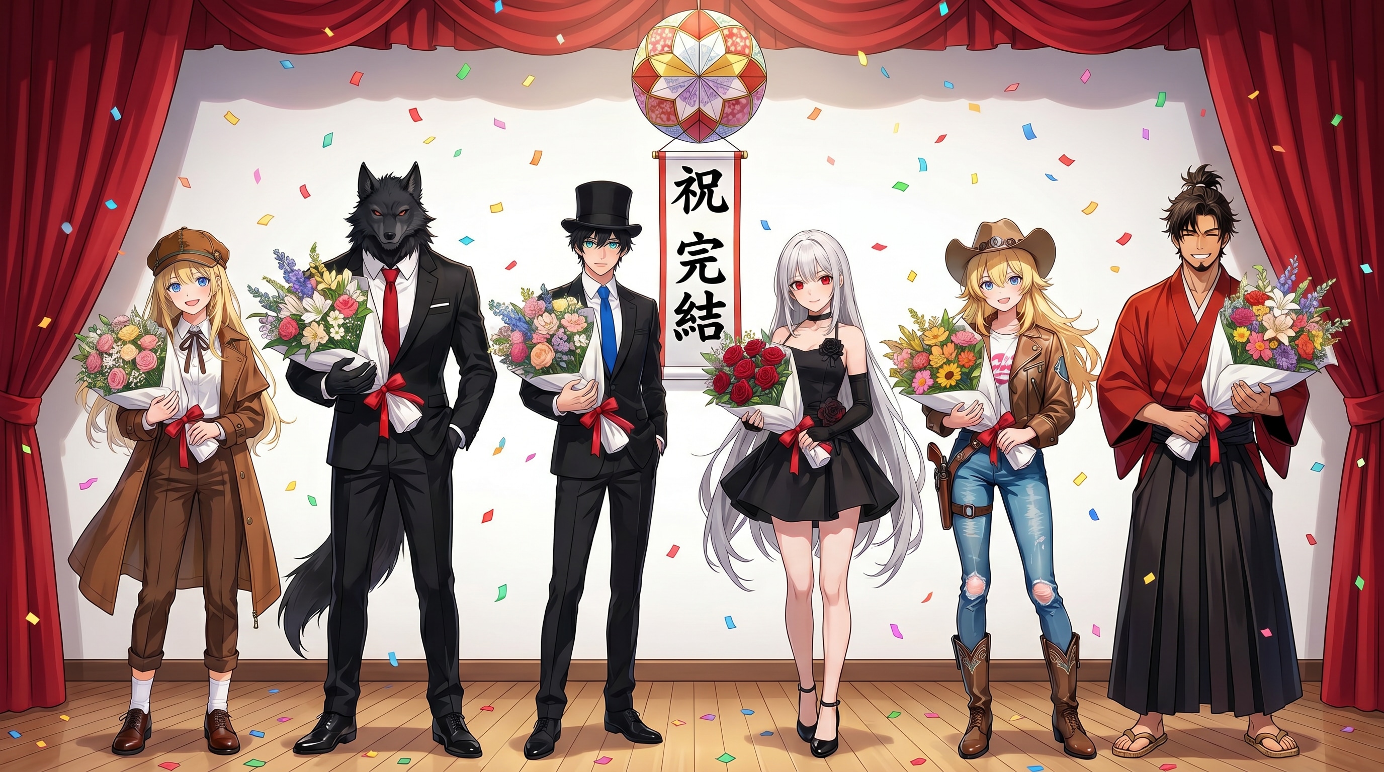 花束進呈 | の人気AIイラスト・グラビア
