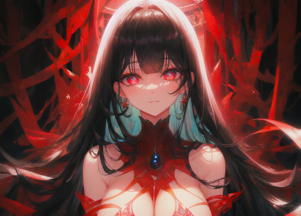 ぱっつん前髪(straight cut bangs:1.3),