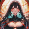 ぱっつん前髪(straight cut bangs:1.3), 3枚目