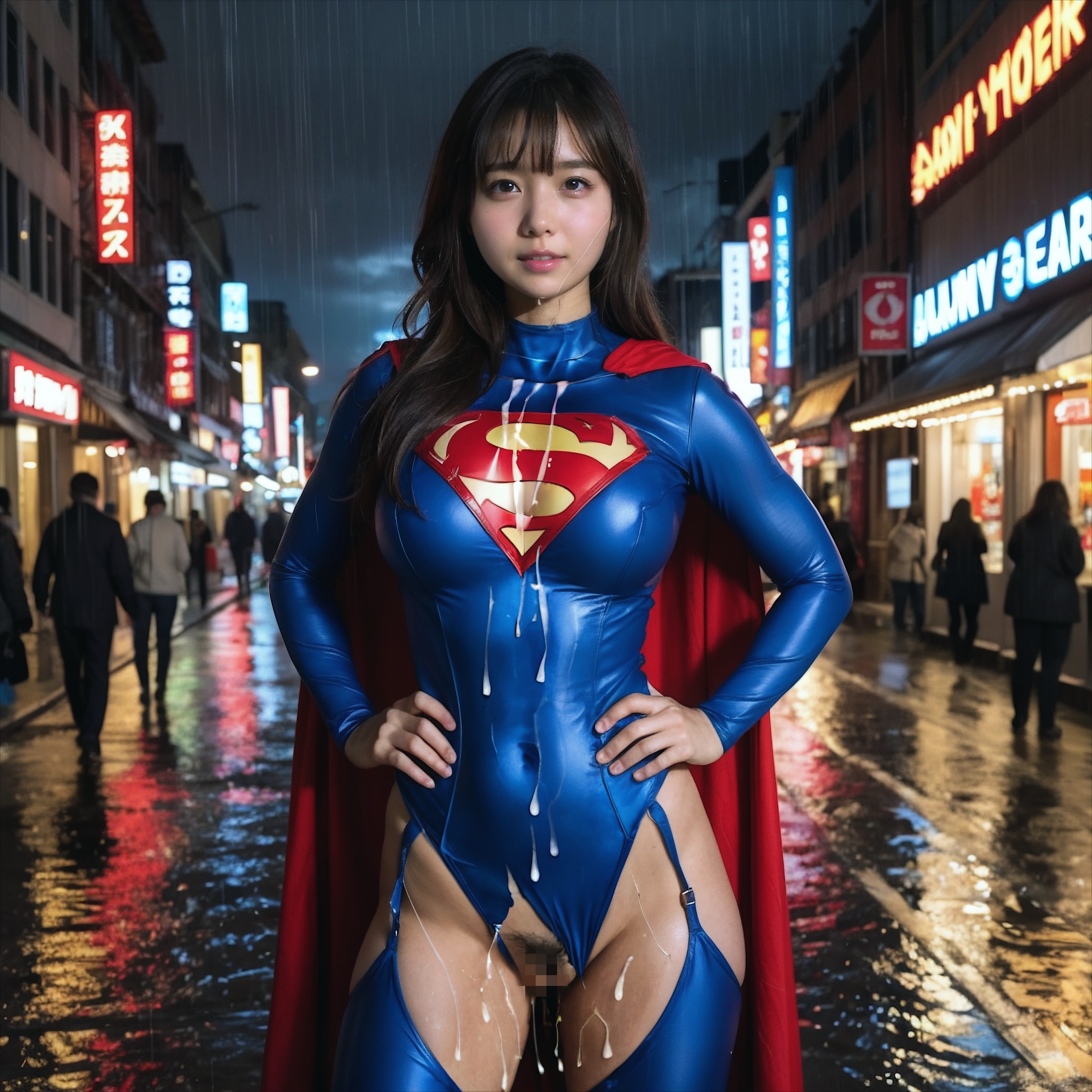 何かあったっぽい雰囲気の○ーパーガール