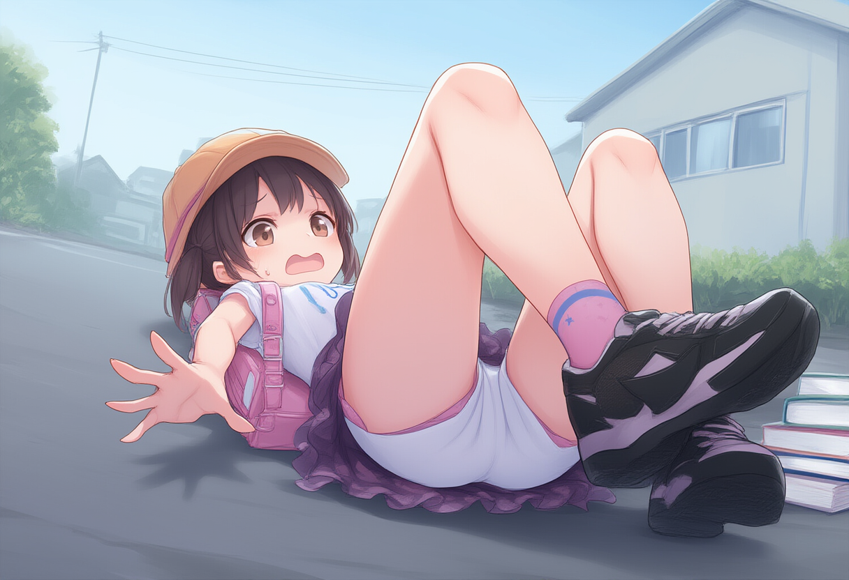 ランドセルがクッションになってくれた子