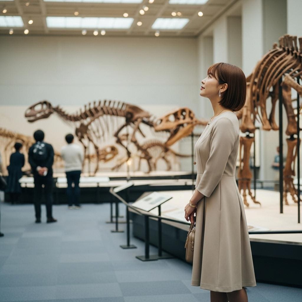 博物館で静かに、、、