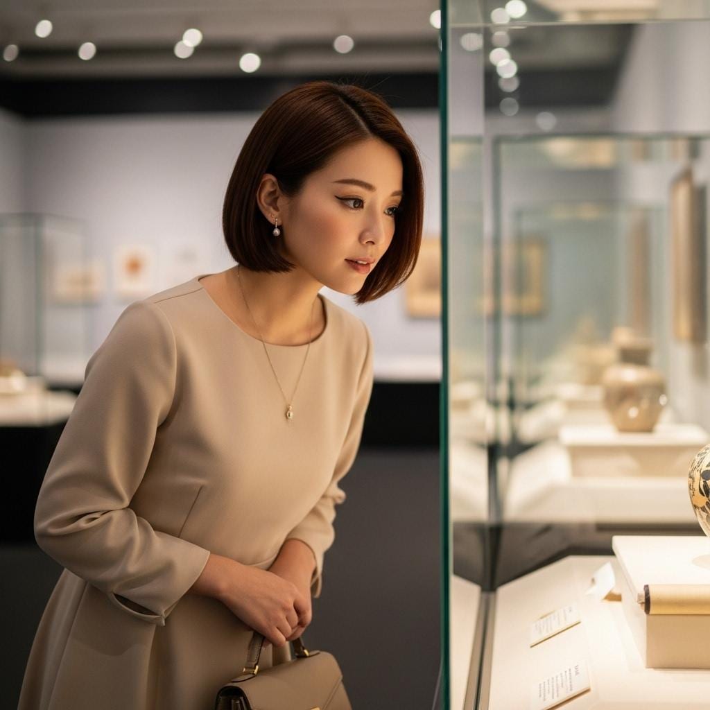 博物館で静かに、、、