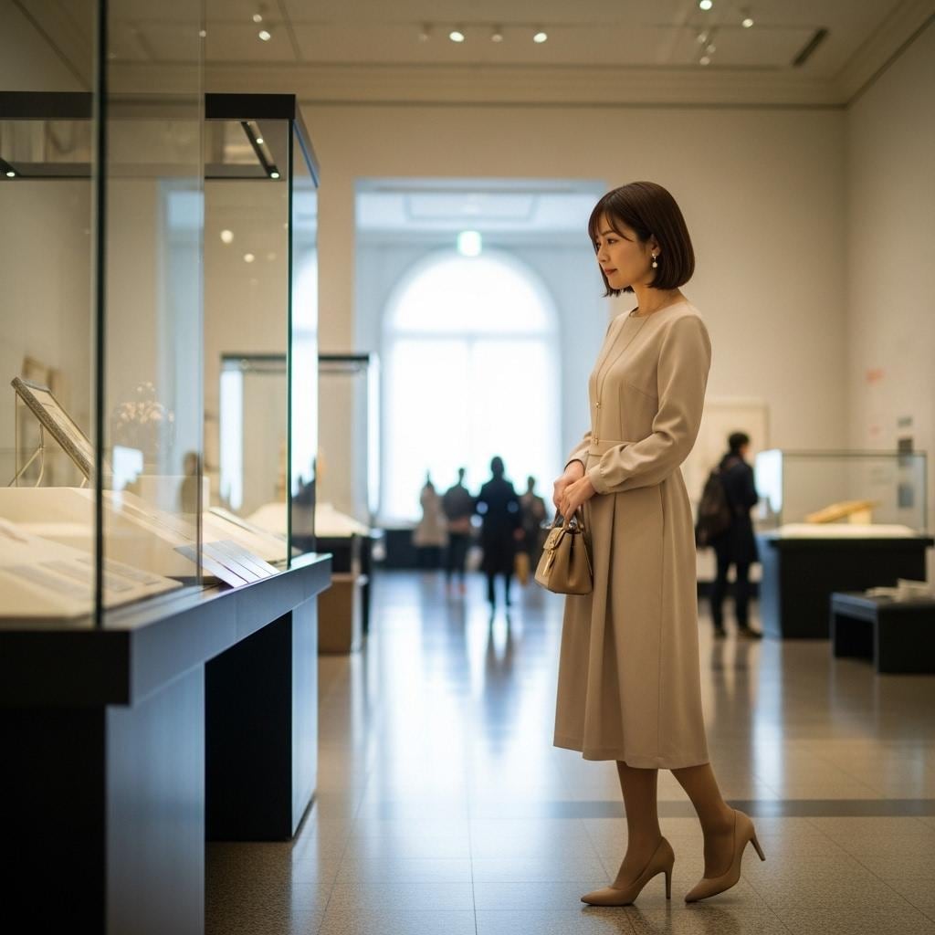 博物館で静かに、、、